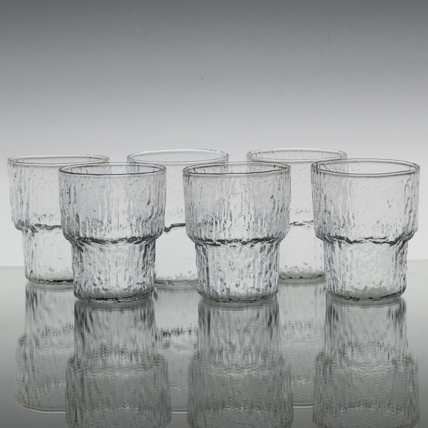 TAPIO WIRKKALA, 6 snapsglas, 'Paadar', Iittala