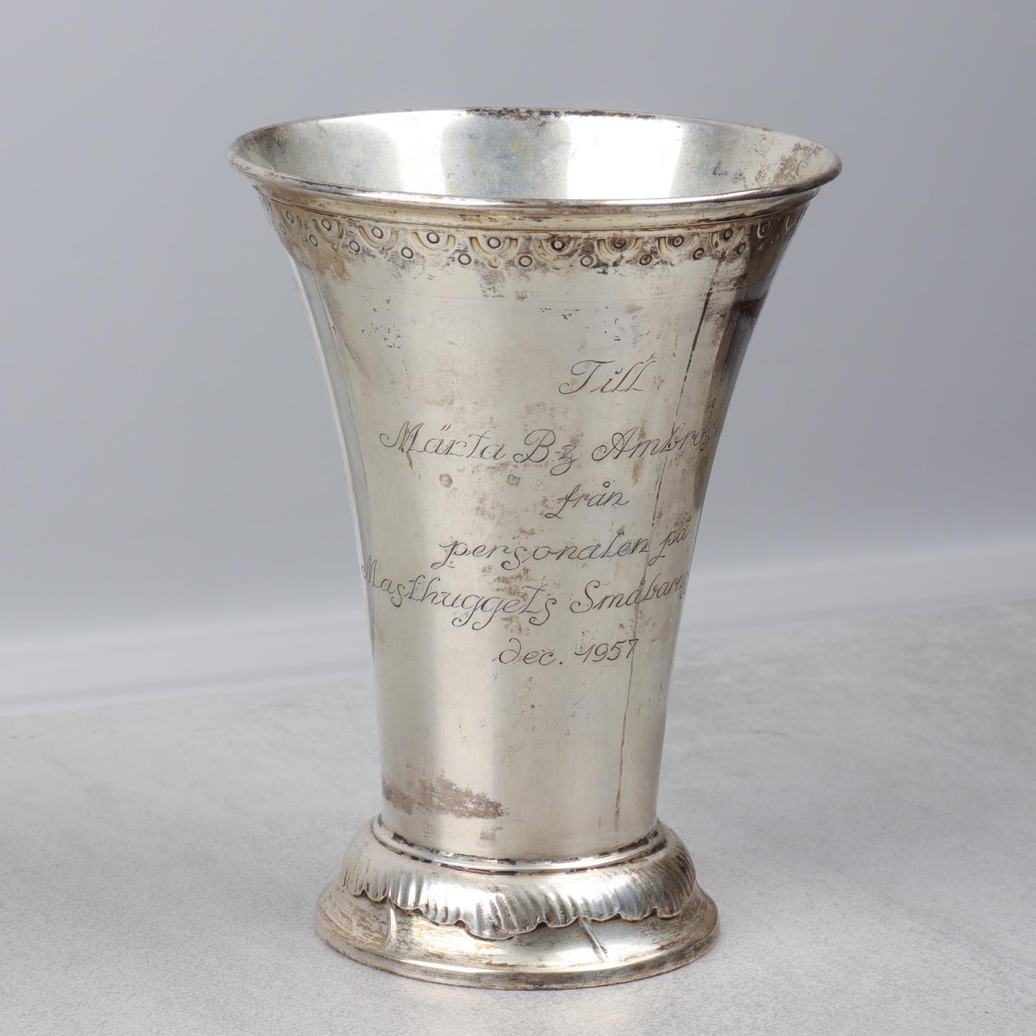 POKAL, Silver, CG.Hallberg, 100g