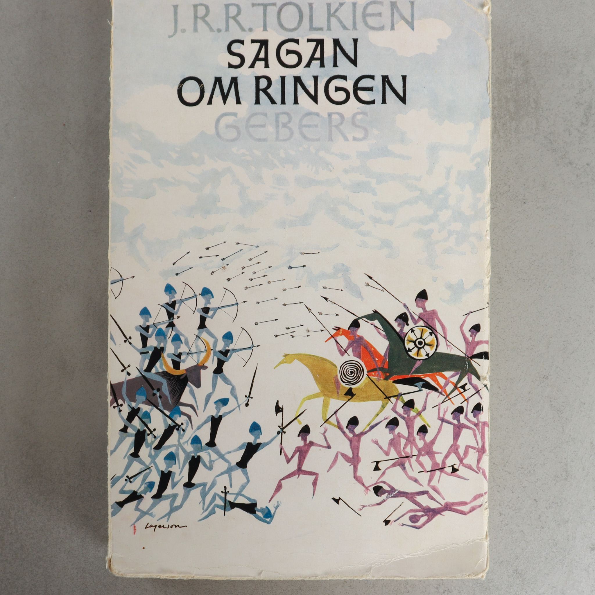 J.R.R Tolkien, "Sagan Om Ringen" Gebers, Uppsala 1959